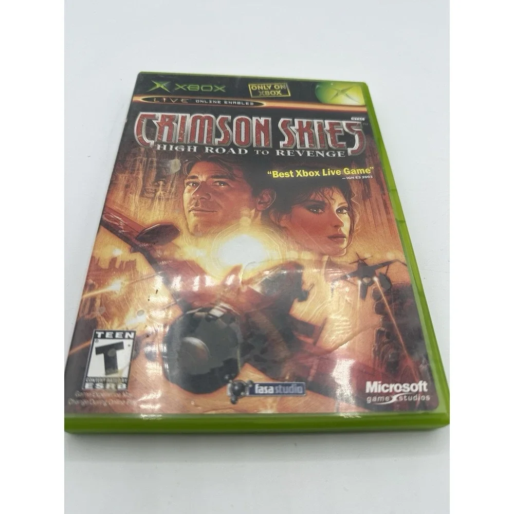 Crimson Skies High Road to Revenge Original Xbox CIB Complete Tested Working